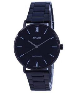 Montre Homme Casio Cadran Noir Acier Inoxydable Analogique MTP-VT01B-1B MTPVT01B-1