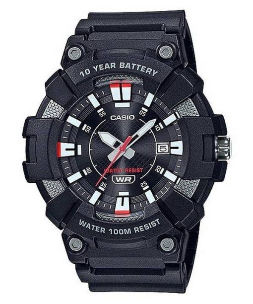 Casio Youth Cadran Noir Analogique MW-610H-1AV MW610H-1 Montre Homme 100M