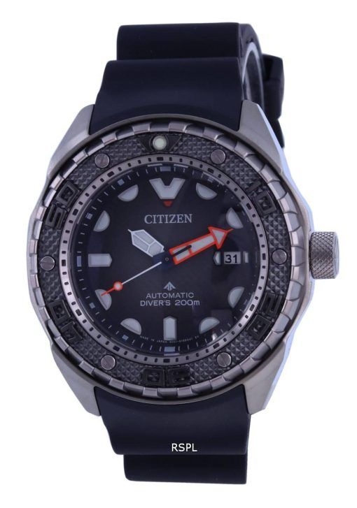 Citizen Promaster Marine Titane Noir Cadran Automatique Diver's NB6004-08E 200M Montre Homme