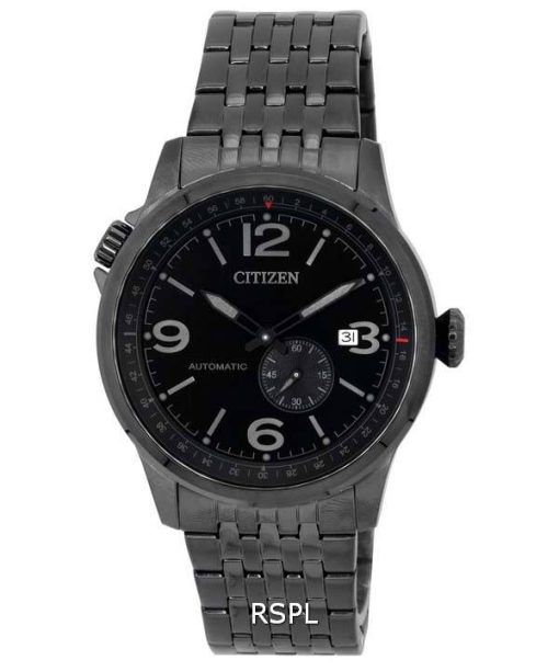 Montre pour homme Citizen Future Force en acier inoxydable avec cadran noir automatique NJ0147-85E 100M