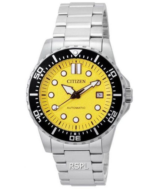 Citizen Urban Mécanique Cadran Jaune Automatique NJ0170-83Z 100M Montre Homme