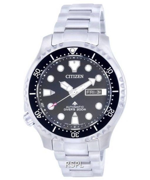 Montre pour homme Citizen Promaster Marine Diver en acier inoxydable automatique NY0140-80E 200M