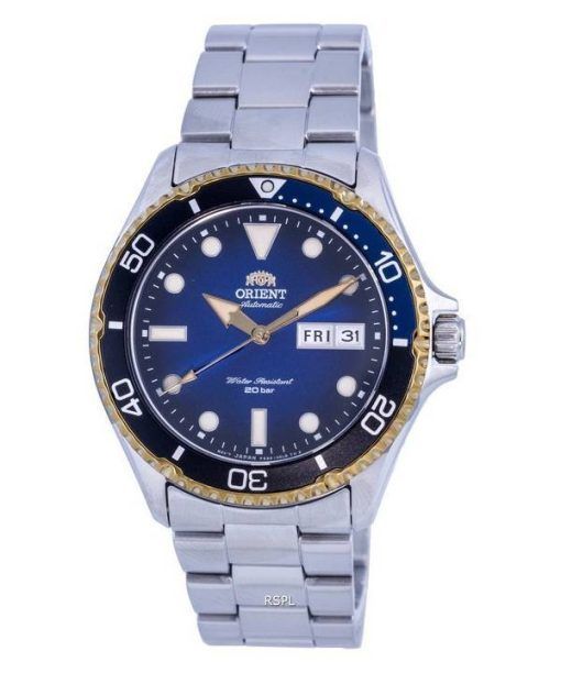 Montre pour homme Orient Kamasu Diver&#39,s Limited Edition en acier inoxydable automatique RA-AA0815L19B 200M