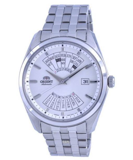 Orient Contemporary Multi Year Calendar Blanc Cadran Mécanique RA-BA0004S00C Montre Homme