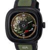 Montre pour homme Sevenfriday T-Series Green Tiger Skeleton Dial automatique T3/04 SF-T3-04