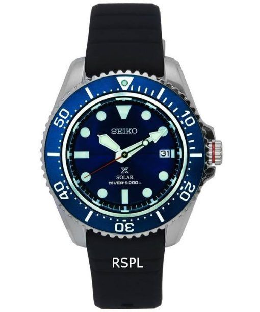 Montre pour homme Seiko Prospex cadran bleu Solar Diver SNE593 SNE593P1 SNE593P 200M