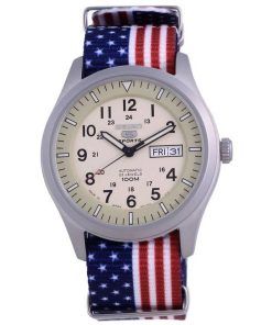 Montre Homme Seiko 5 Sports Military Automatic Japan Made SNZG07J1-var-NATO27 100M