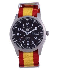 Montre Seiko 5 Sports automatique en polyester SNZG15J1-var-NATO29 100M pour homme