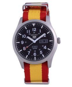 Montre Seiko 5 Sports automatique en polyester SNZG15K1-var-NATO29 100M pour homme