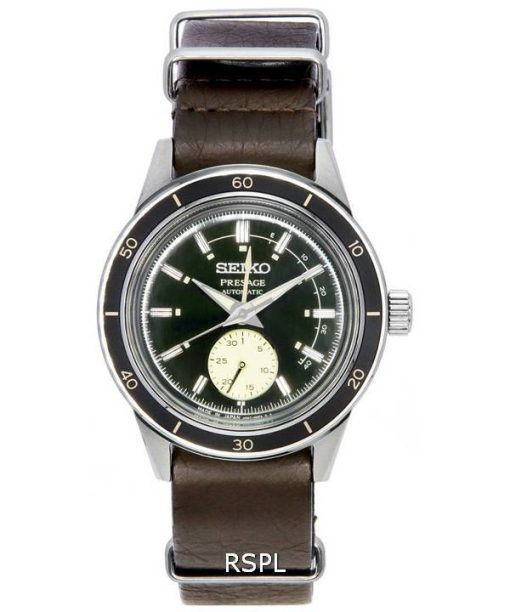 Montre Homme Seiko Presage Style60s Cadran Vert Automatique SSA451 SSA451J1 SSA451J