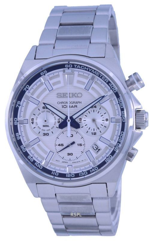 Montre Homme Seiko 140e Anniversaire Édition Limitée Chronographe Quartz SSB395 SSB395P1 SSB395P 100M