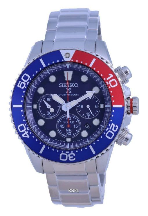 Montre Homme Seiko Prospex Chronograph Solar Diver's SSC783 SSC783P1 SSC783P 200M