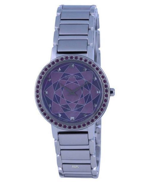 Montre pour femme Seiko Discover More en acier inoxydable solaire SUP453 SUP453P1 SUP453P