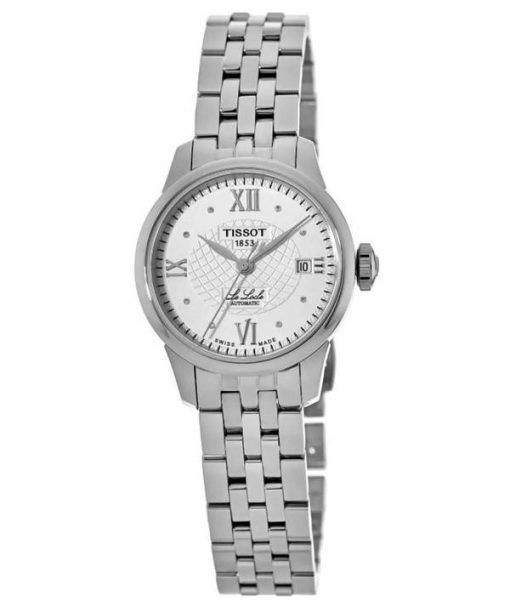 Tissot T-Classic Le Locle Diamond Accents Cadran Argent Automatique T41.1.183.16 T41118316 Montre Femme