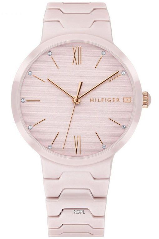 Montre femme Tommy Hilfiger Jenna cadran argenté en acier inoxydable à quartz 1781942