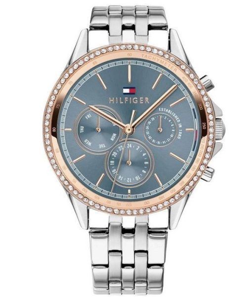 Montre Femme Tommy Hilfiger Ari Crystal Accents Multifonction Cadran Gris Quartz 1781976