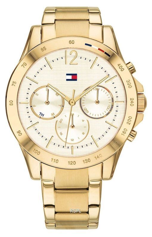 Montre femme Tommy Hilfiger Haven en acier inoxydable doré à quartz 1782195