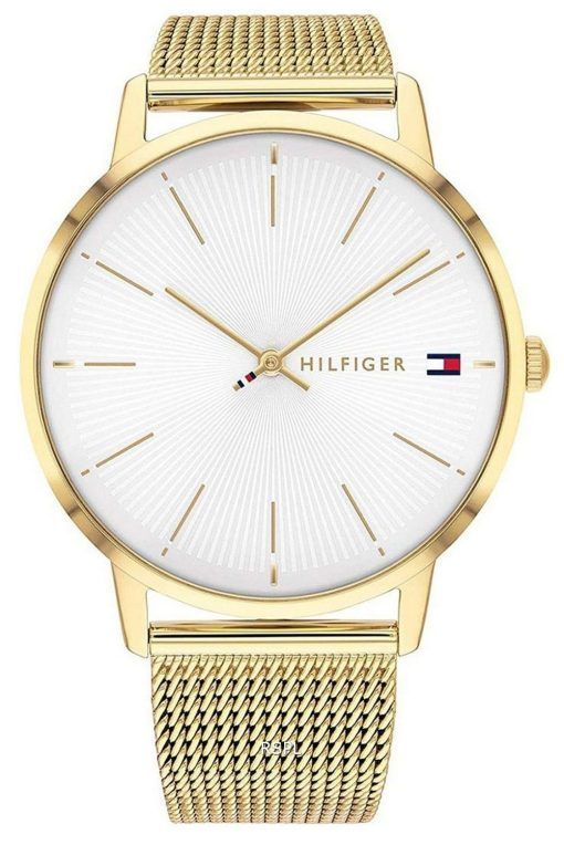 Montre femme Tommy Hilfiger Alex cadran blanc ton or en acier inoxydable à quartz 1782245