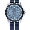 Tommy Hilfiger Brooke Bracelet en nylon Cadran bleu Quartz 1782511 Montre pour femme