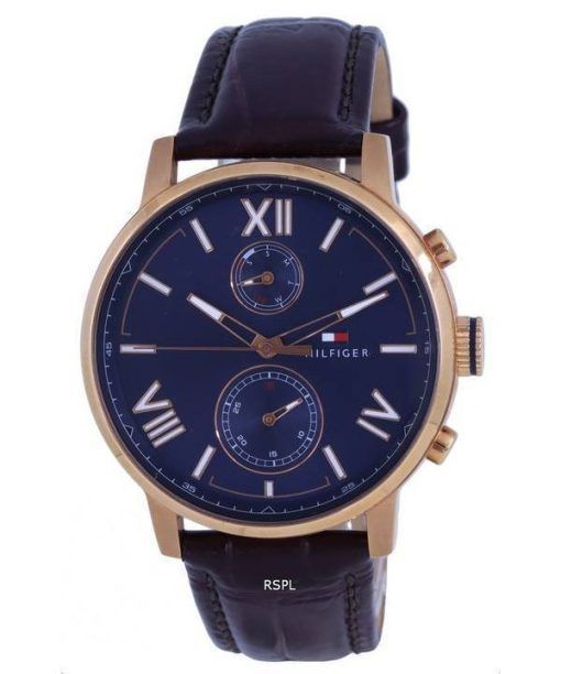 Montre Tommy Hilfiger Herren en acier inoxydable doré rose à quartz TH-1791308.G pour homme