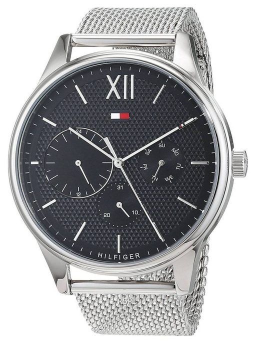 Montre Homme Tommy Hilfiger Damon Cadran Noir Acier Inoxydable Quartz 1791415