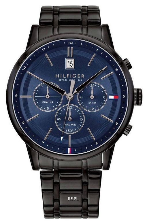 Montre Homme Tommy Hilfiger Kyle Chronographe Cadran Bleu Quartz 1791633