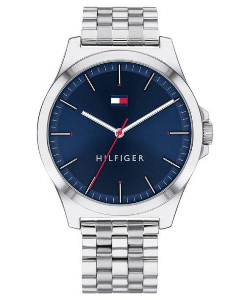 Montre Homme Tommy Hilfiger Barclay Acier Inoxydable Cadran Bleu Quartz 1791713