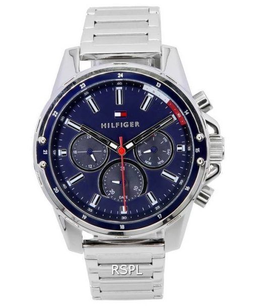 Montre Homme Tommy Hilfiger Mason Multifonction Cadran Bleu Quartz 1791788