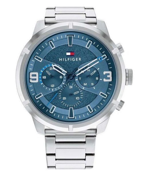 Montre Homme Tommy Hilfiger Link Bracelet Multifonction Cadran Bleu Quartz 1792077