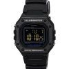 Montre pour homme Casio Standard avec bracelet en résine numérique et cadran noir è  quartz W-218H-1B