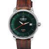 Montre Homme Zeppelin LZ 120 Bracelet Cuir Bodensee Cadran Vert Foncé Automatique 81604