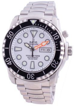 Montre Homme Ratio Free Diver Helium-Safe 1000M Sapphire Automatic 1068HA96-34VA-WHT