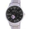 Emporio Armani Renato Acier Inoxydable Cadran Squelette Automatique AR60055 Montre Homme