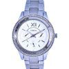 Fossil Stella Sport Tachymeter Crystal Accents Silver Dial Quartz ES5108 Montre pour femme