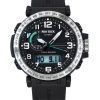 Montre pour homme Casio ProTrek analogique numérique cadran noir solaire PRG-601-1 100M