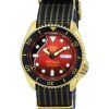 Seiko 5 Sports Brian May Red Special Edition Limitée Bracelet en Nylon Automatique SRPH80J1 100M Montre Homme