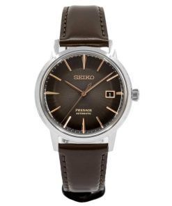 Montre Seiko Presage Cocktail Time The Irish Coffee avec cadran charbon automatique SRPJ17J1 pour homme