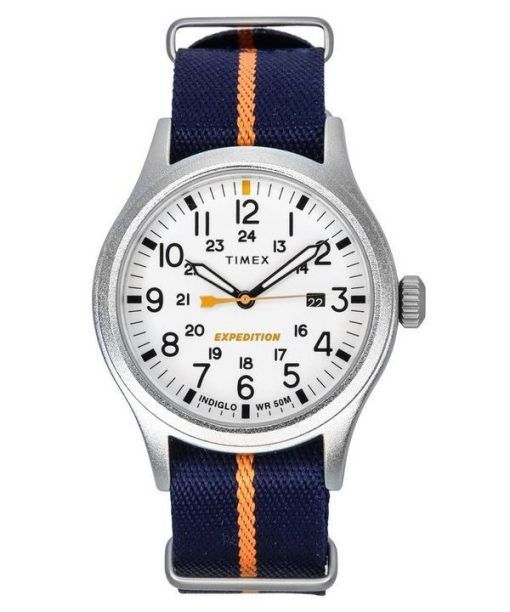 Montre pour homme Timex Expedition North Sierra avec bracelet en tissu et cadran blanc à  quartz TW2V22800