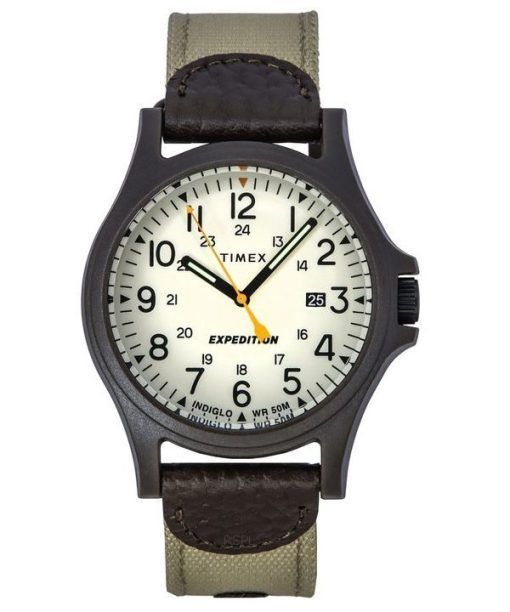 Montre Timex Expedition Camper Acadia à  cadran crà¨me à  quartz TW4B23700 pour homme