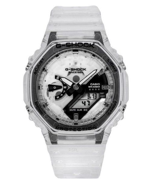 Montre pour homme Casio G-Shock 40e anniversaire Clear Remix édition limitée à  quartz analogique numérique GA-2140RX-7A 200M