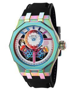 Montre pour homme Invicta Specialty avec bracelet en silicone et cadran multicolore automatique 43199 100M