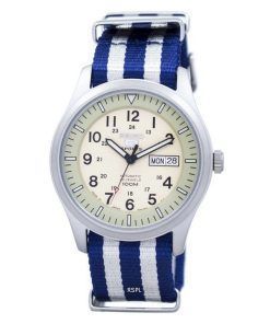 Seiko 5 Sports automatique militaire au Japon fait l’OTAN Strap SNZG07J1-NATO2 montre homme