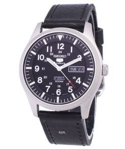 Seiko 5 Sports automatique Ratio cuir noir SNZG15K1-LS8 hommes