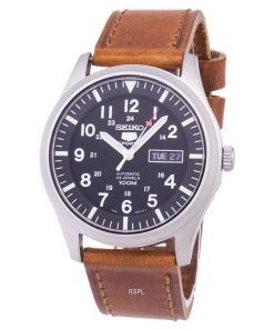 Seiko 5 Sports automatique Ratio cuir marron SNZG15K1-LS9 hommes