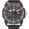 Montre pour homme Luminox ICE SAR Artic avec bracelet en caoutchouc et cadran noir à  quartz XL.1051 200M