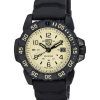 Luminox Navy SEAL Foundation Bracelet en caoutchouc Cadran beige Swiss Quartz Military Diver's XS.3251.CBNSF.SET 200M Montre