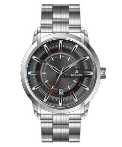 Montre pour homme Westar Profile en acier inoxydable avec cadran noir et quartz 50229STN803