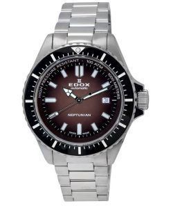 Montre Edox Skydiver Neptunian Red Dial Automatic Diver&#39,s 801203NMBRD 1000M pour homme