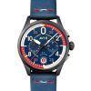 Montre pour homme AVI-8 Spitfire P8331 Laguna Chronograph Limited Edition Sumatra Blue Dial Quartz AV-4105-01