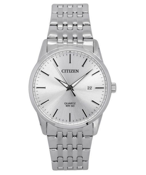 Montre pour homme Citizen avec bracelet en acier inoxydable et cadran argenté à quartz BI5000-87A